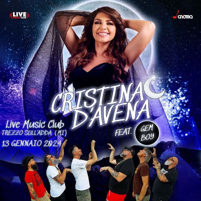 Cristina D'Avena e i Gem Boy in concerto a Trezzo sull'Adda