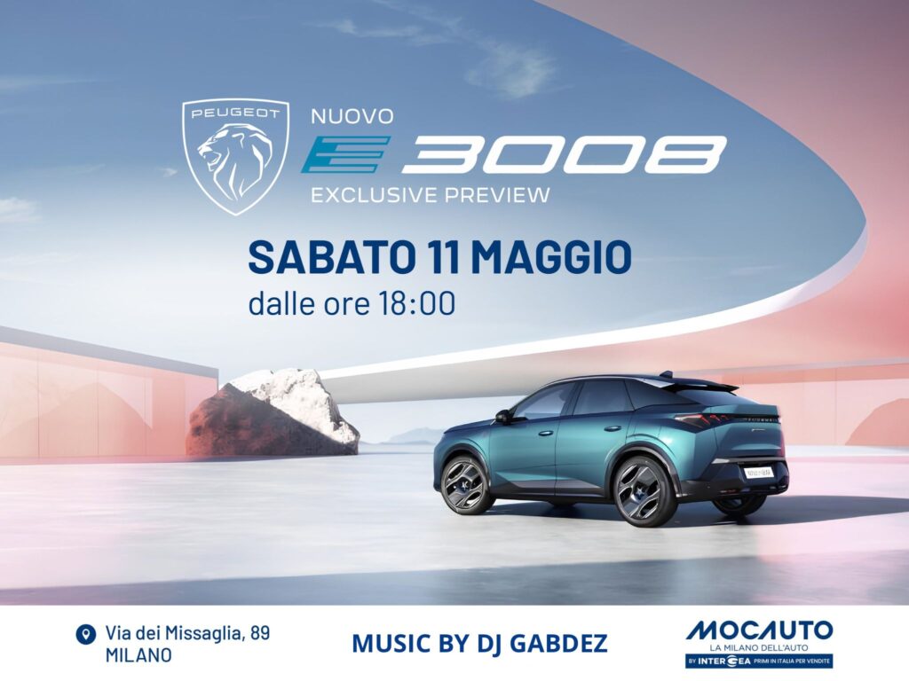 presentazione Peugeot 3008 milano