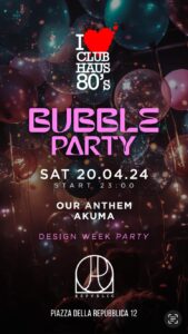 club Haus 80  bubble party republic