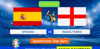 MAXISCHERMO SPAGNA-INGHILTERRA FINALE EURO 2024