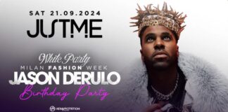jason derulo justme milano fashion week