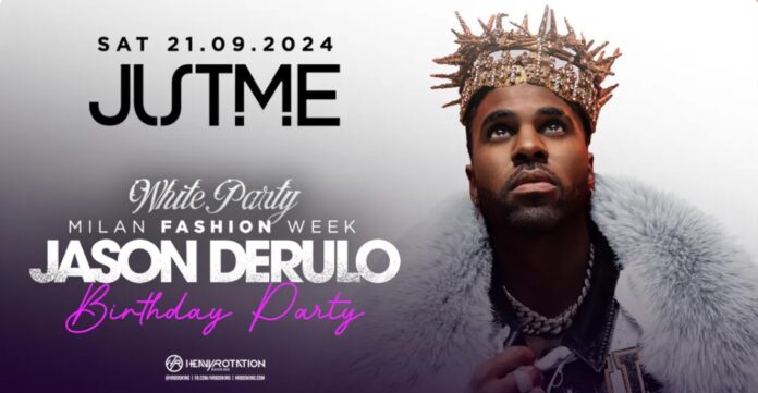 jason derulo justme milano fashion week