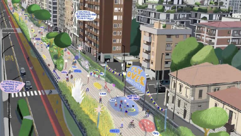 Milano si trasforma: il cavalcavia Monte Ceneri diventa un Boulevard Verde