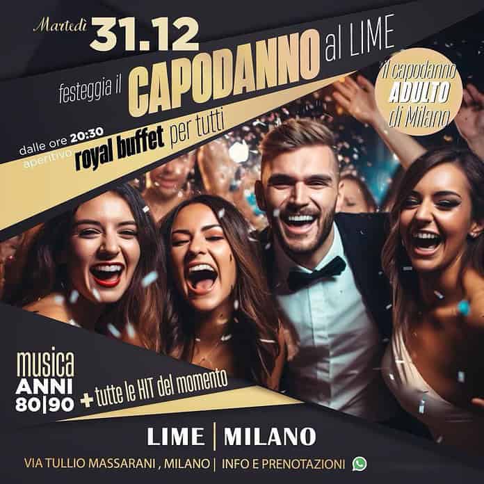 capodanno lime milano