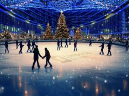 Palazzo Lombardia si trasforma in una grande distesa ghiacciata per Natale