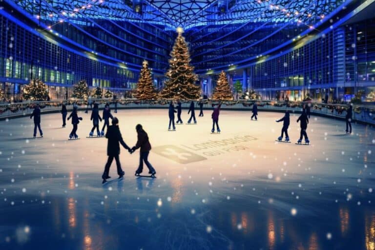 Palazzo Lombardia si trasforma in una grande distesa ghiacciata per Natale
