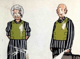 rimosso il murale sull'antisemitismo