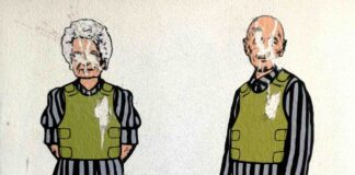 rimosso il murale sull'antisemitismo