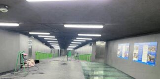 Apre il tunnel coperto a Sant'Ambrogio: visibili i resti delle mura medievali