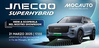 mocauto JAECOO presentazione aperitivo
