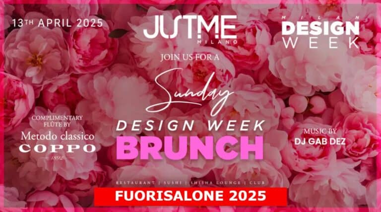 brunch milano design week justme