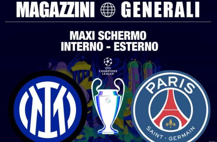 maxischermo milano finale champions