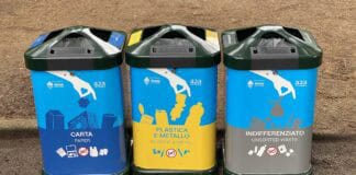 raccolta differenziata in 6 parchi di Milano