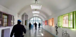 Al carcere di Opera l’arte abbatte i muri: detenuti firmano un murales che trasforma la palestra