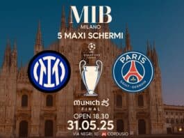 finale champions a milano maxi schermo inter duomo mib