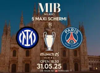 finale champions a milano maxi schermo inter duomo mib