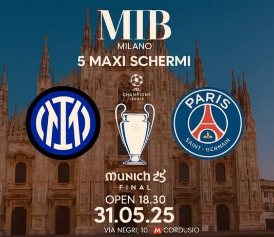 finale champions a milano maxi schermo inter duomo mib