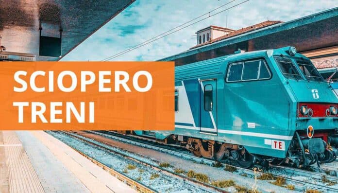 Sciopero dei treni il 16 giugno