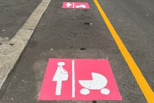 Parcheggi rosa a Milano