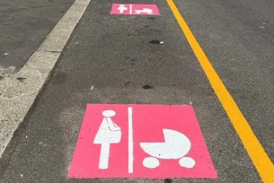 Parcheggi rosa a Milano