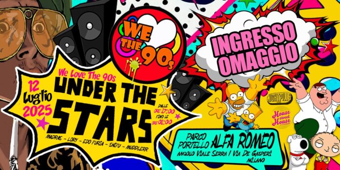 UNDER THE STARS con WeLoveThe90s – PARCO PORTELLO ALFA ROMEO