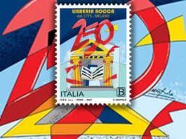 francobollo per i 250 anni della libreria Bocca