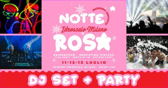 notte rosa milano 2025