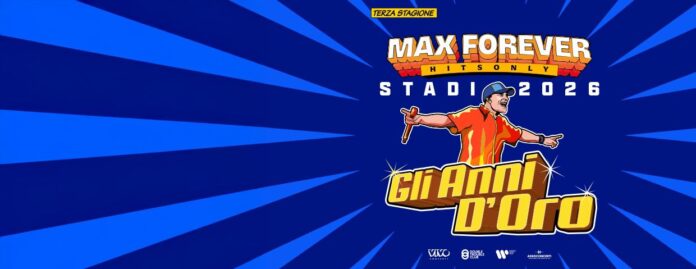 Max Pezzali “World Tour 2026”: il ritorno nei grandi stadi italiani