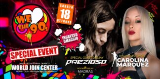 Milano WeLoveThe90s con GIORGIO PREZIOSO e CAROLINA MARQUEZ