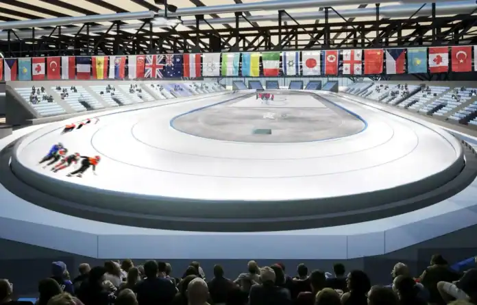 Milano-Cortina 2026: a Rho Fiera quasi pronti gli impianti per l’hockey su ghiaccio