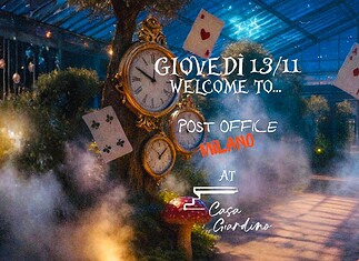 casa giardino MILANO post office