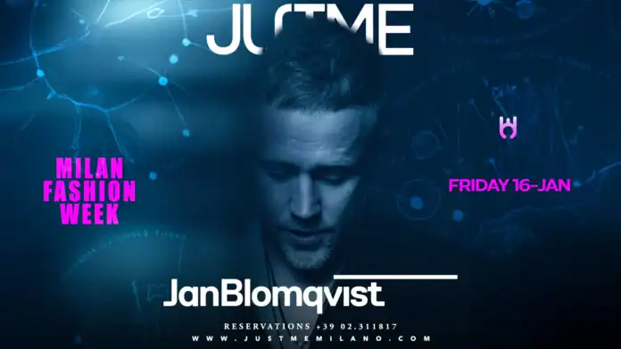 MFW w/ Jan Blomqvist: serata esclusiva al Justme Milano