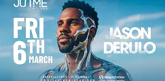Jason Derulo a Milano: Justme Milano il 6 marzo con promo limitata