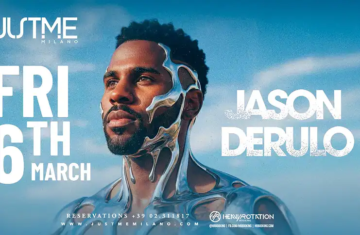 Jason Derulo a Milano: Justme Milano il 6 marzo con promo limitata