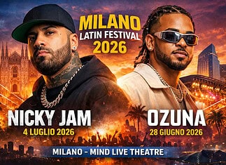 Nicky Jam e Ozuna a Milano: biglietti e date estive 2026