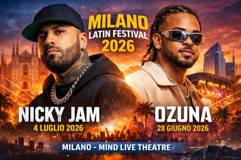 Nicky Jam e Ozuna a Milano: biglietti e date estive 2026