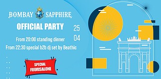 Fuorisalone Gin Bombay Party Dazi Milano