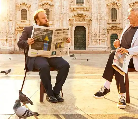 Cattelan e Design Week: colazione-baratto in Piazza Duomo