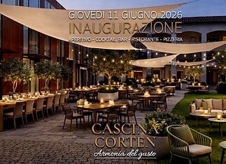 Inaugurazione Cascina Corten Milano con aperitivo