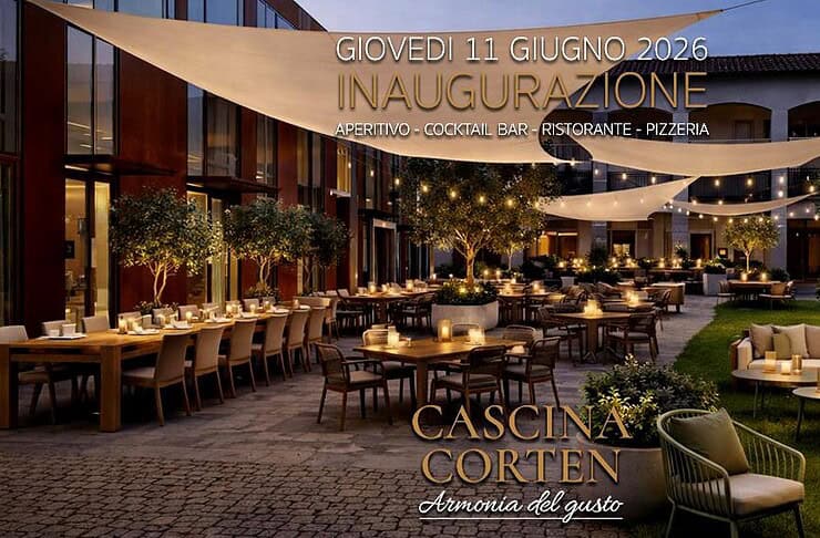 Inaugurazione Cascina Corten Milano con aperitivo
