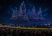 Harry Potter nei cieli di Milano: uno spettacolo con 1.200 droni 