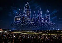 Harry Potter nei cieli di Milano: uno spettacolo con 1.200 droni Harry Potter nei cieli di Milano: uno spettacolo con 1.200 droni