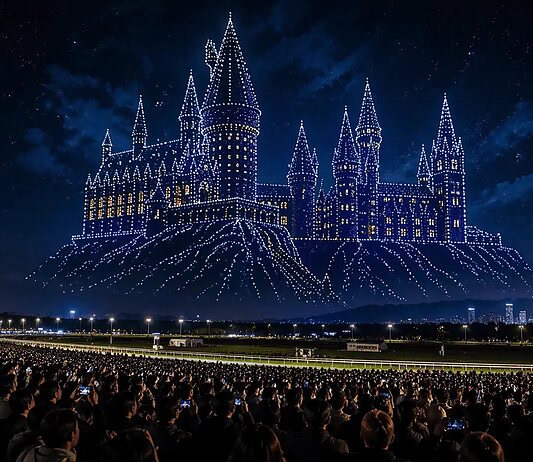 Harry Potter nei cieli di Milano: uno spettacolo con 1.200 droni 