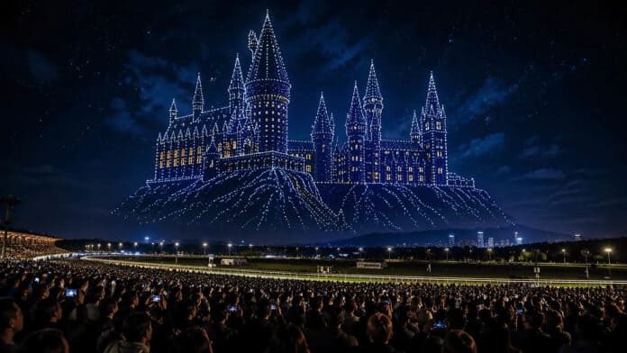 Harry Potter nei cieli di Milano: uno spettacolo con 1.200 droni 