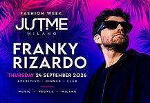 Franky Rizardo al JustMe Milano per la Fashion Week 2026