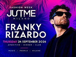 Franky Rizardo al JustMe Milano per la Fashion Week 2026
