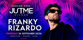 Franky Rizardo al JustMe Milano per la Fashion Week 2026