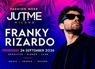 Franky Rizardo al JustMe Milano per la Fashion Week 2026