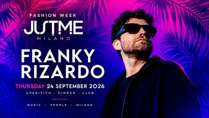 Franky Rizardo justme milano Franky Rizardo al JustMe Milano per la Fashion Week 2026