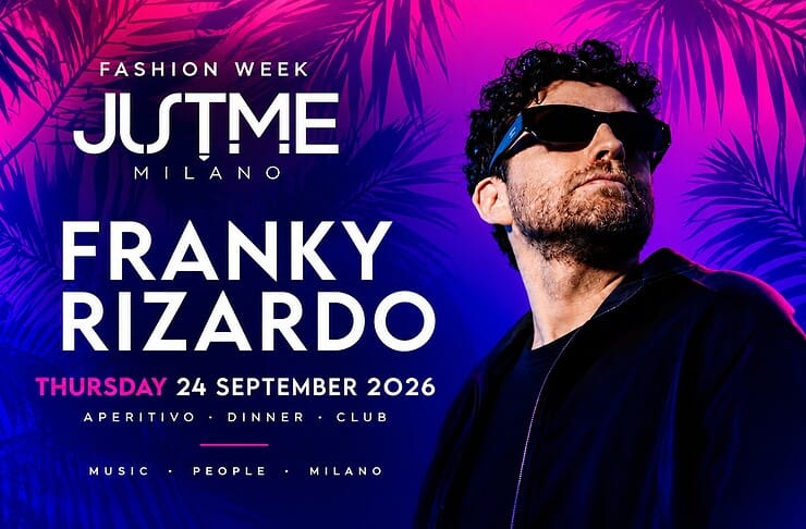 Franky Rizardo al JustMe Milano per la Fashion Week 2026